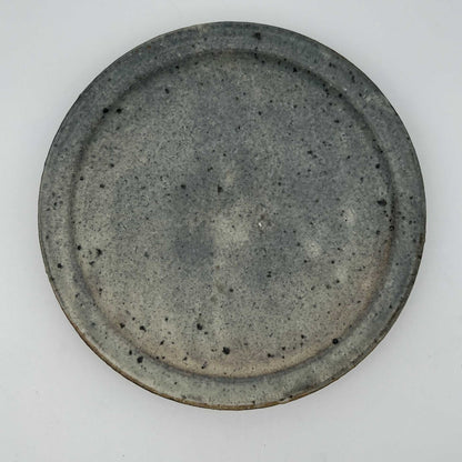 PLATE White Glaze Rimmed Plate (L) A28