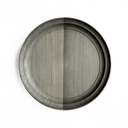 ITALIAN ROUND PLATE M Natural dye