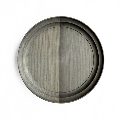 ITALIAN ROUND PLATE M Natural dye