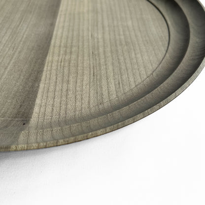 ITALIAN ROUND PLATE M Natural dye