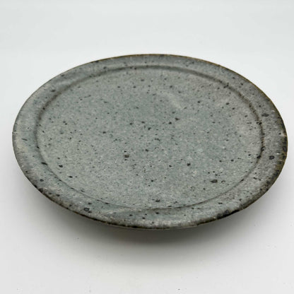 PLATE White Glaze Rimmed Plate (L) A28