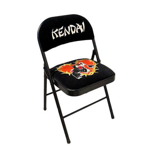 KENDAI Embroidery Chair Black