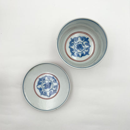 VINTAGE Lidded Bowl B