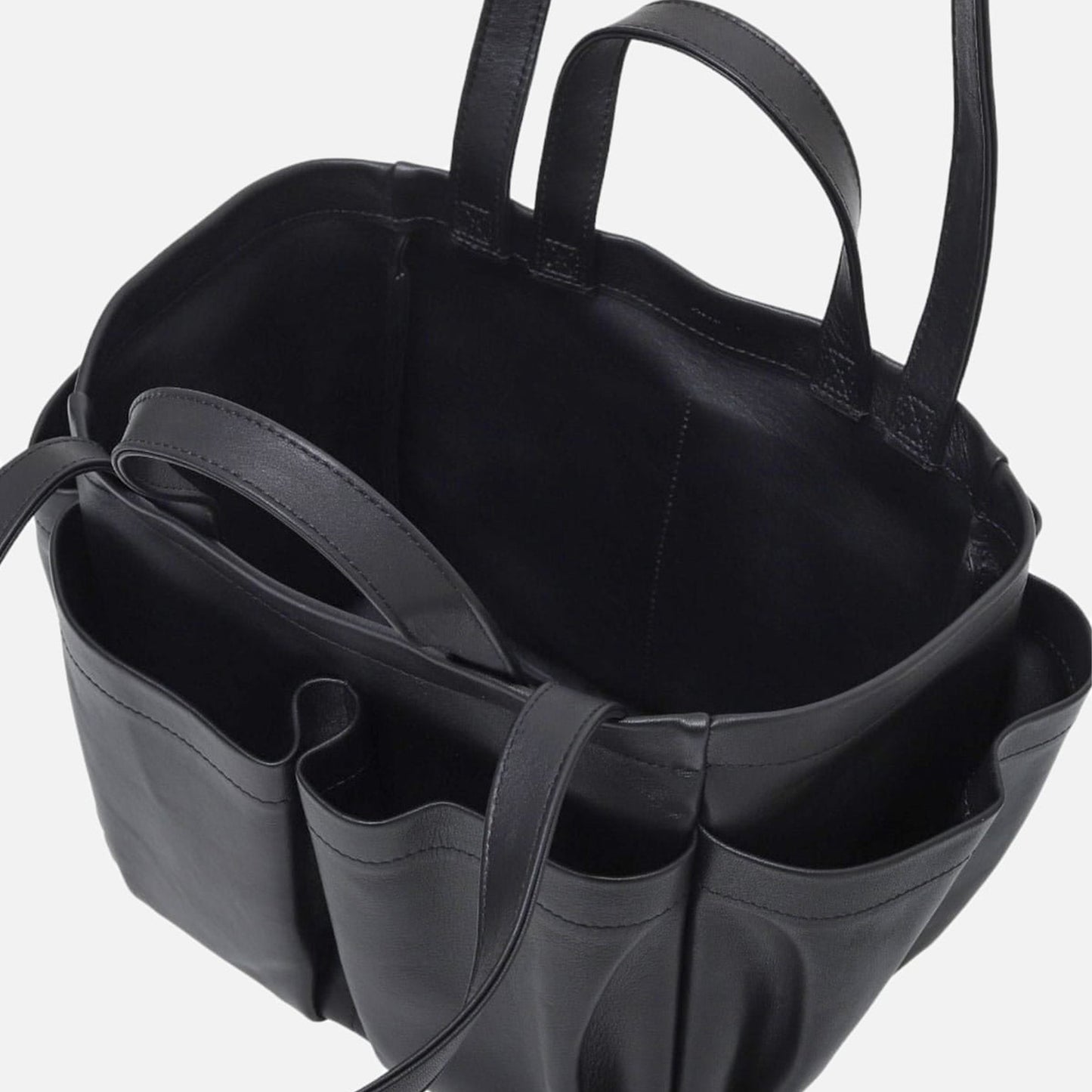 Aeta_LE45_DOUBLE HANDLE TOTE：S_Black