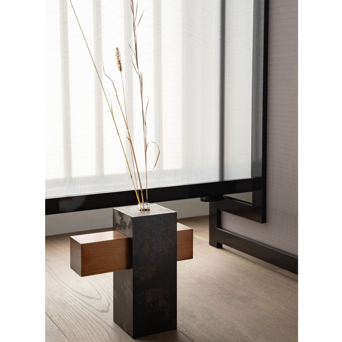 Kumiki SET VASE Kikumi URUSHI