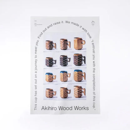 Poster "jincup ZINE 2022" A1 size with Handwritten Signature and Serial Number Akihiro Woodworks