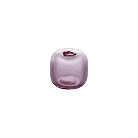 Cube Riverstone Vase Violet