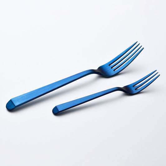 Matte fork small Blue