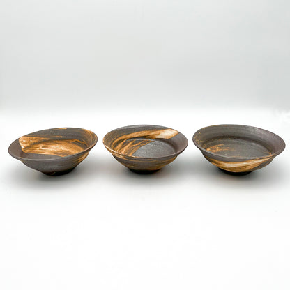 Carbonized Shallow Bowl_Aki Tamiya
