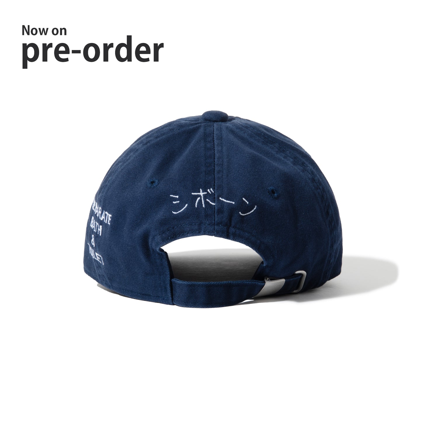 【Pre-Order】Katakana Cap by SEPARATEBATH&TOILET and CIBONE