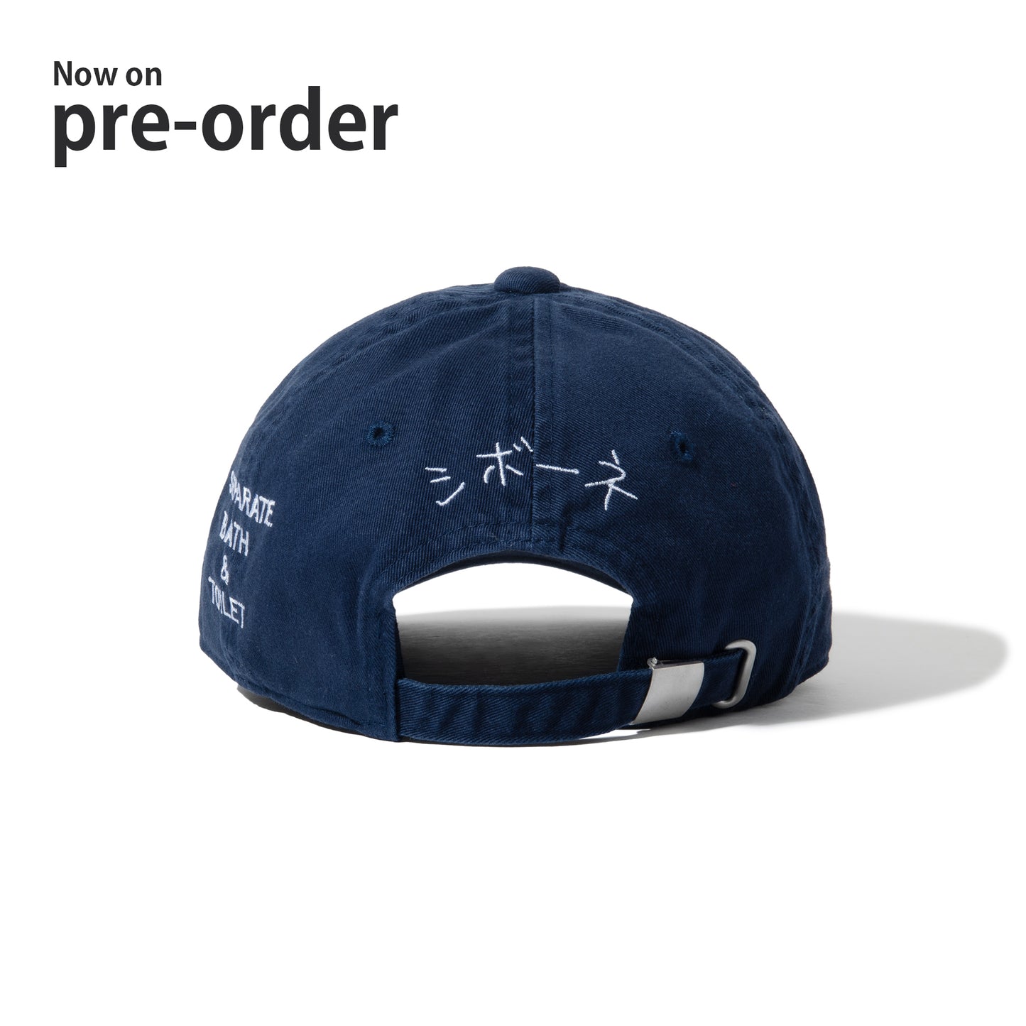 【Pre-Order】Katakana Cap by SEPARATEBATH&TOILET and CIBONE