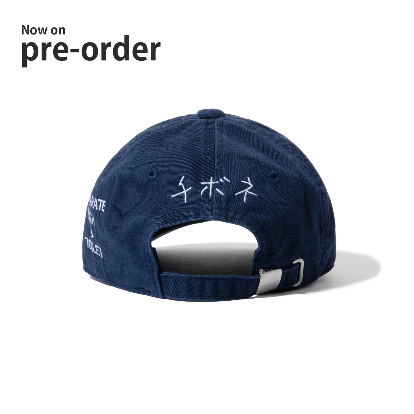 【Pre-Order】Katakana Cap by SEPARATEBATH&TOILET and CIBONE