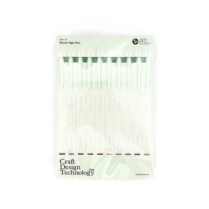 Brush Sign Pen 10-Pack Assorted Colors
