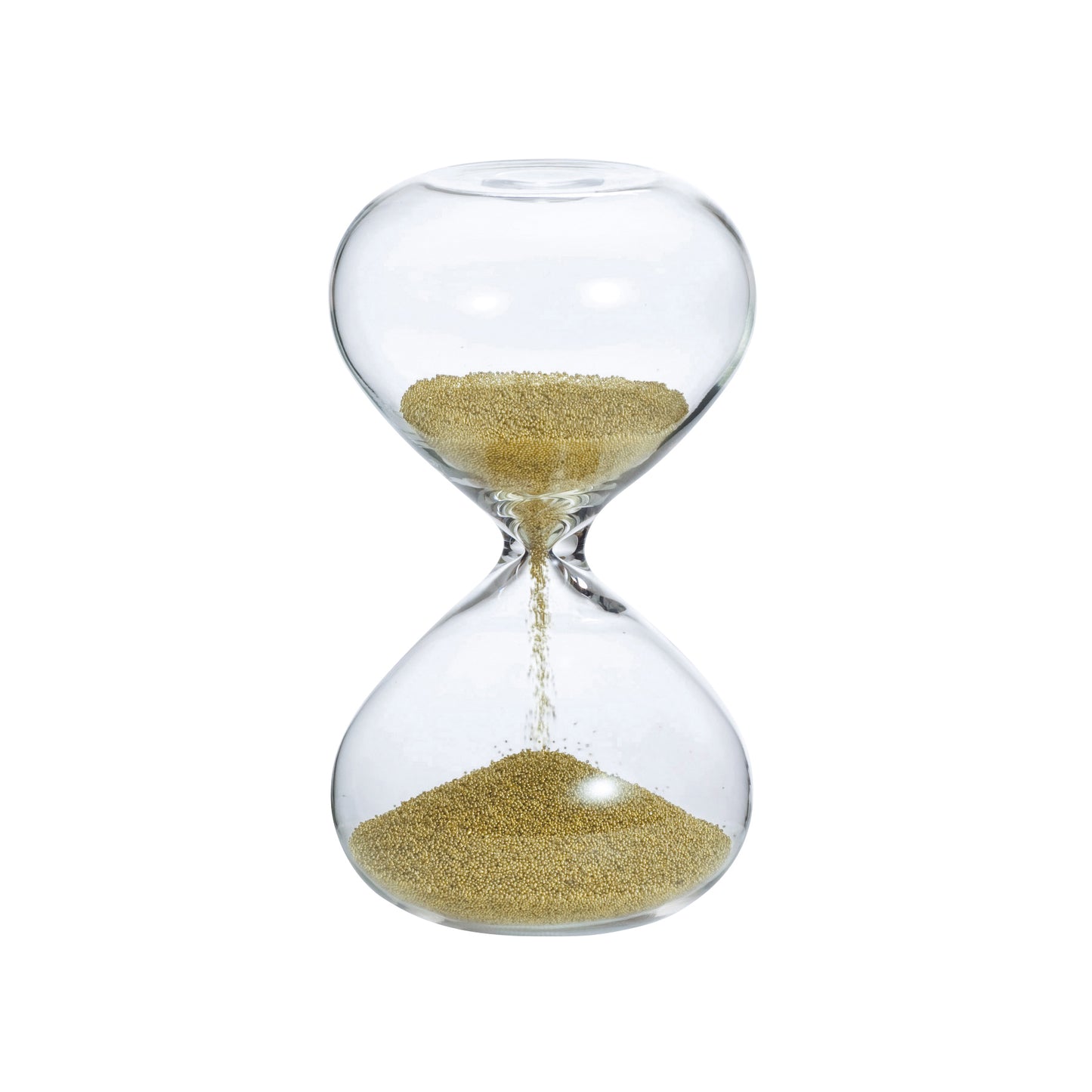 Hourglass gold plating 1min