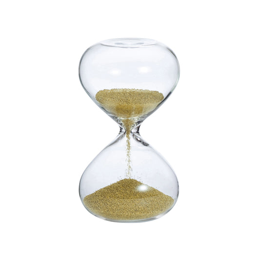 Hourglass gold plating 1min