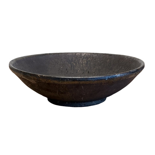 Shohei Ono9 Black glaze Plate