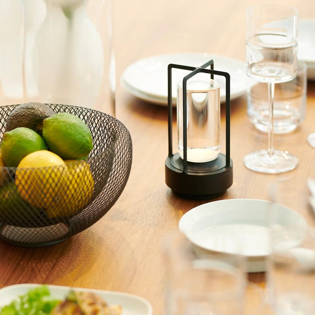 Ambientec TURN+ Aluminum Black Portable Lamp | CIBONE – CIBONE O'TE