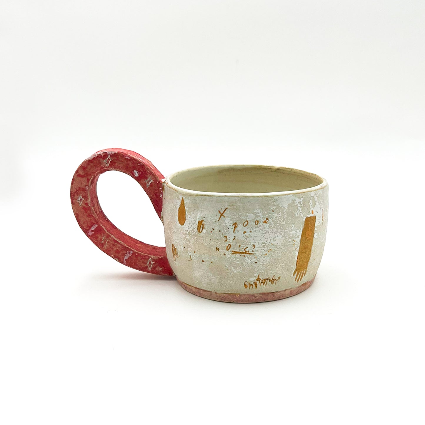 Mug Wide White_Pink Katsunori Yaoita 5