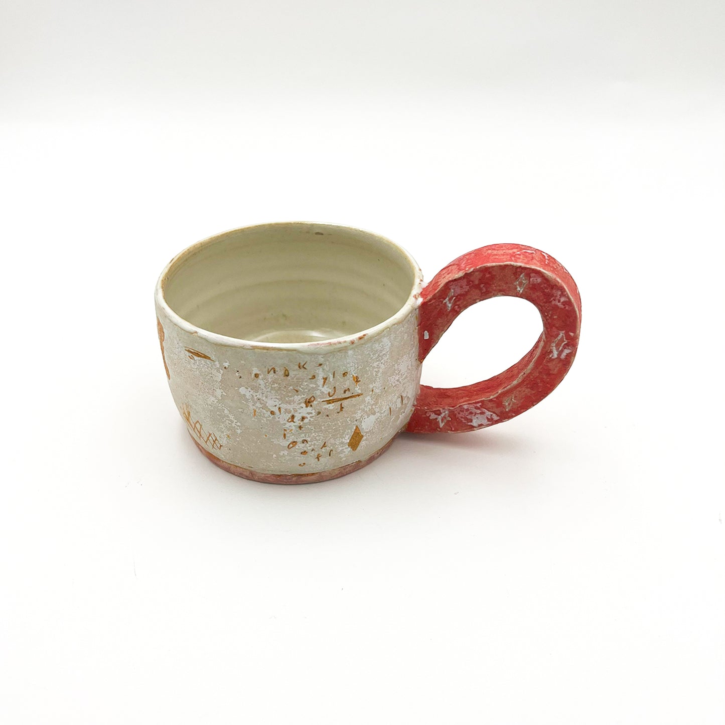 Mug Wide White_Pink Katsunori Yaoita 5