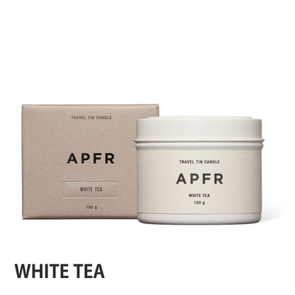 APFR Travel Tin candle -WHITE TEA-
