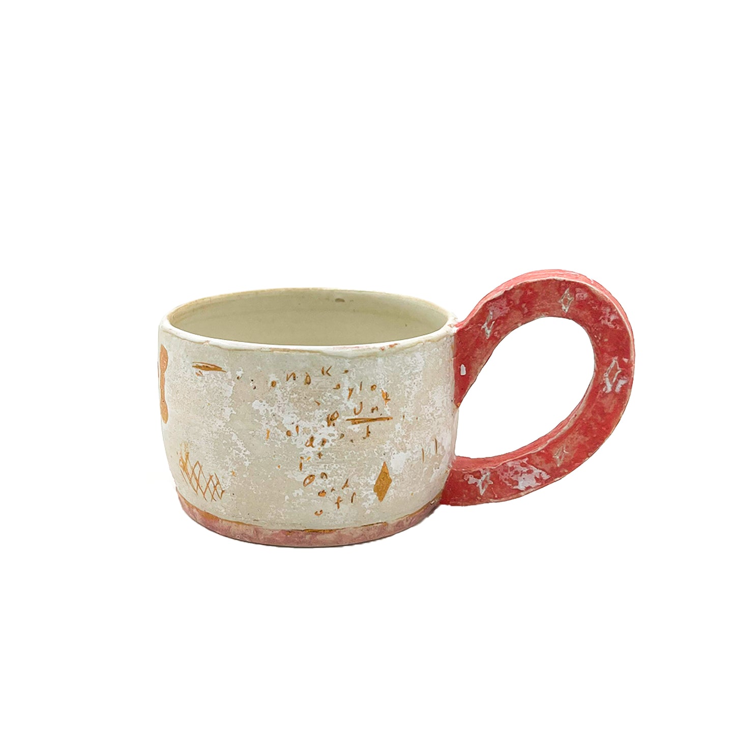 Mug Wide White_Pink Katsunori Yaoita 5