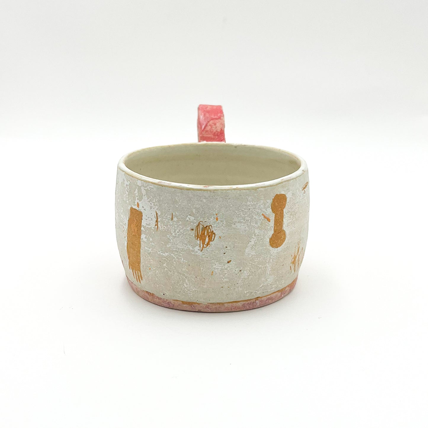 Mug Wide White_Pink Katsunori Yaoita 5