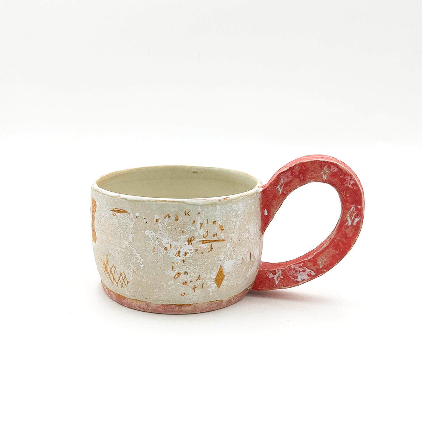 Mug Wide White_Pink Katsunori Yaoita 5