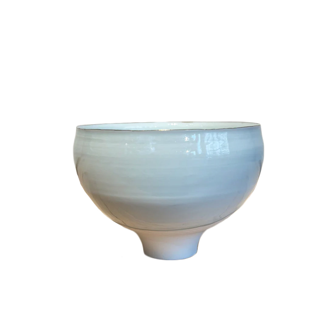 White & Gold Bowl (large)