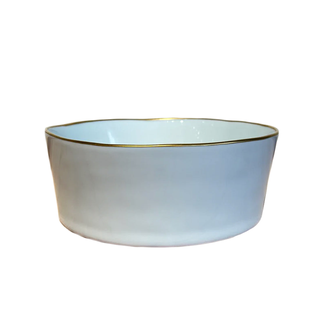 White & Gold deep bowl <original>