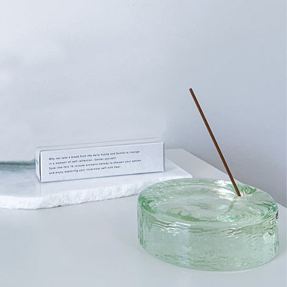 MEDITATION SET | wa/ter Incense MOON & Incense Holder