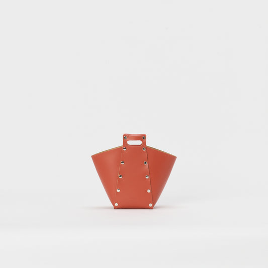 assemble pyramid bag S copper orange