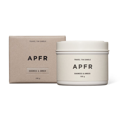 APFR Travel Tin candle -OAKMOSS&AMBER-