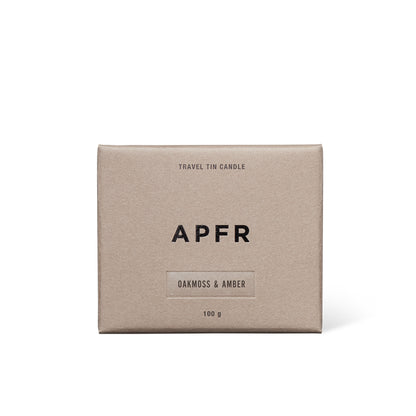 APFR Travel Tin candle -OAKMOSS&AMBER-