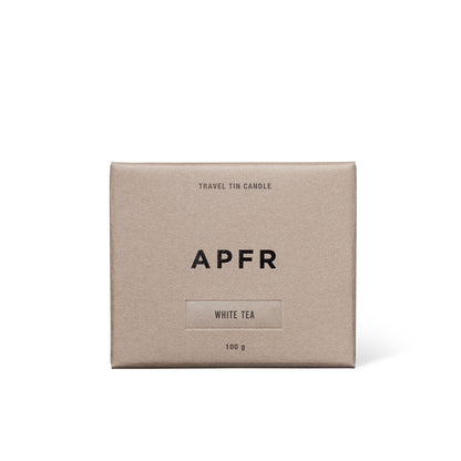 APFR Travel Tin candle -WHITE TEA-