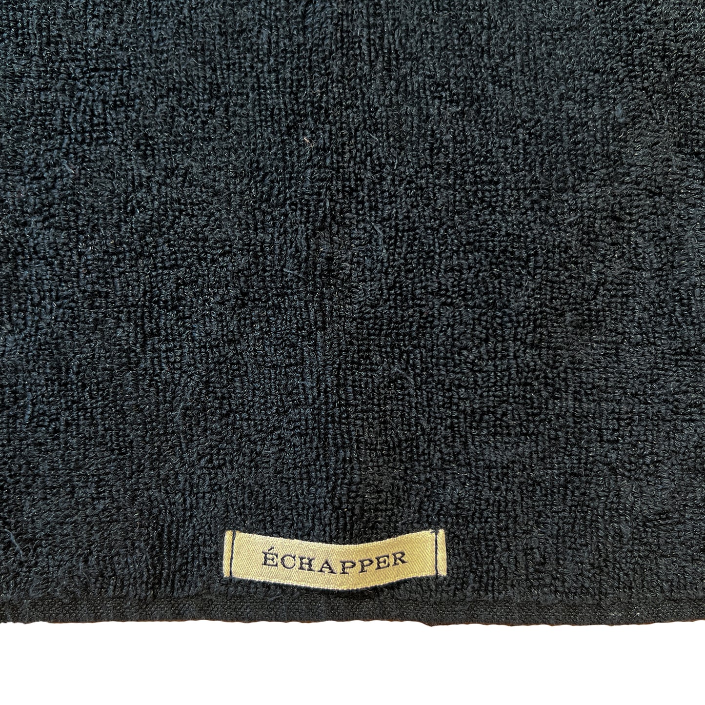 Botanicallity coloured linen towel FACE NAVY
