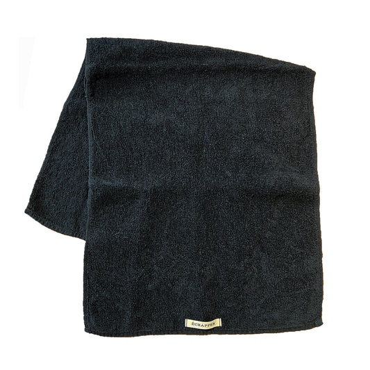 Botanicallity coloured linen towel FACE NAVY