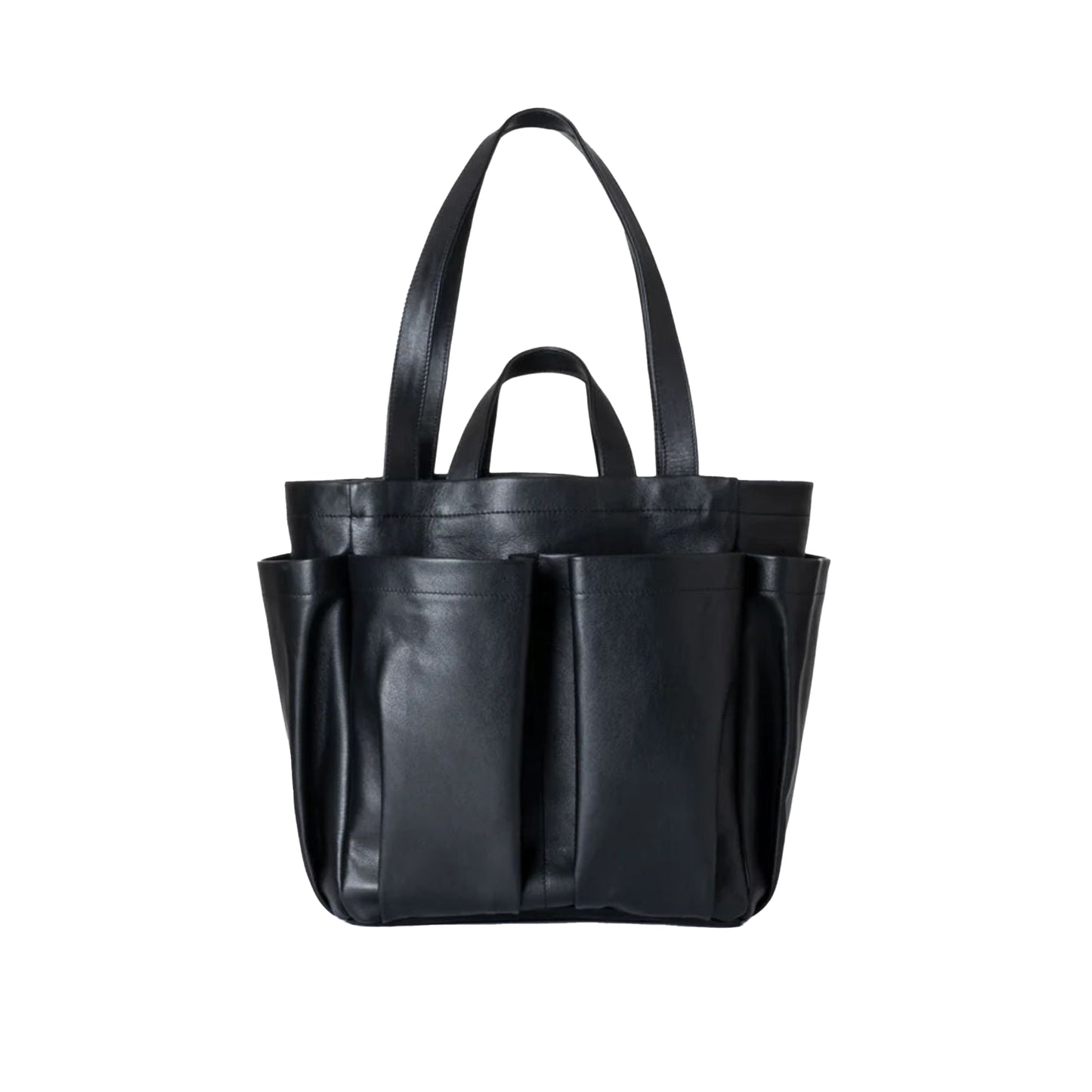 Aeta_LE46_DOUBLE HANDLE TOTE：M_Black