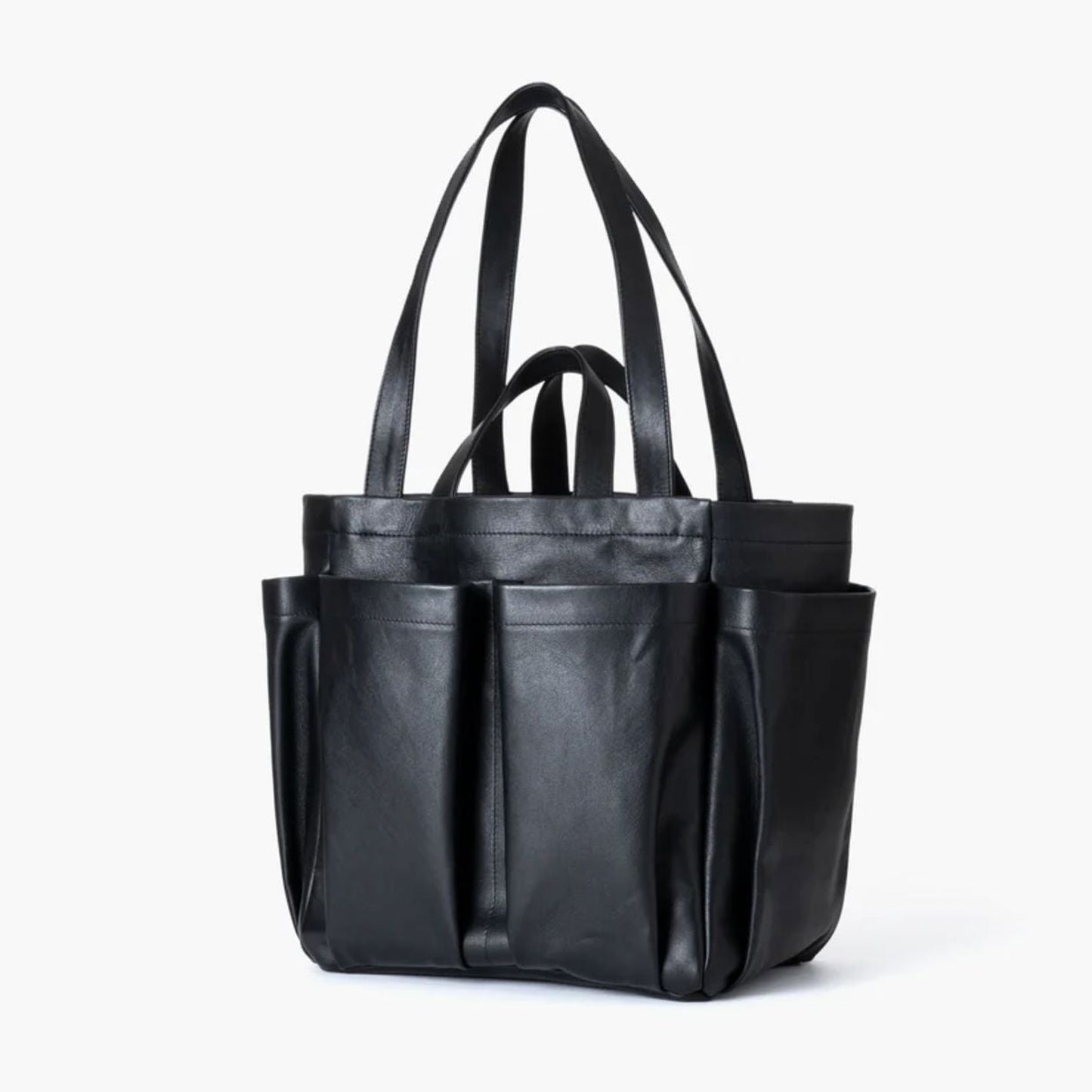 Aeta_LE46_DOUBLE HANDLE TOTE：M_Black