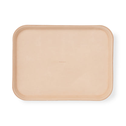 leather tray L #natural