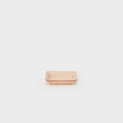 leather tray S #natural