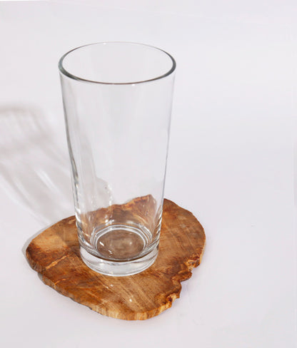 WOOD COASTER Black