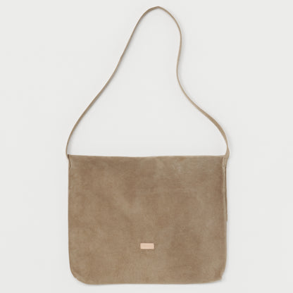 Pig flap shoulder bag big_beige_Hender Scheme