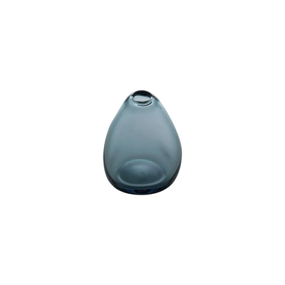 Tall Triangle Stone Vase  Indigo