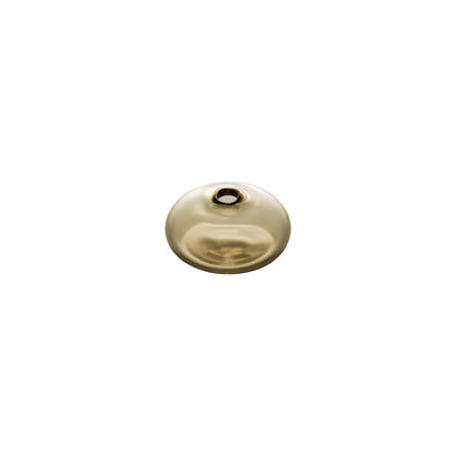 Flat Round Bud Vase  Tan
