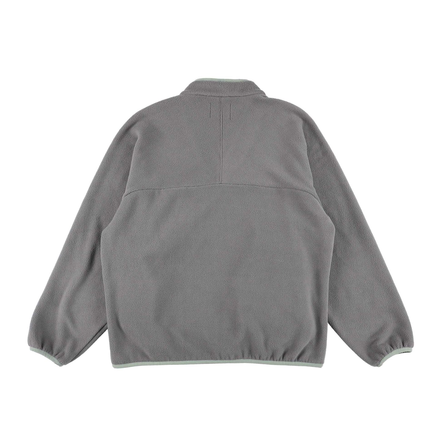 y-COLLAR FLEECE JACKET GRAY L