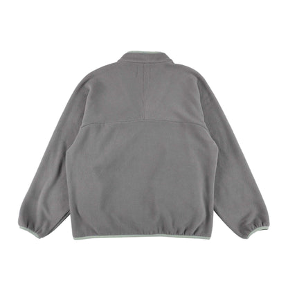 y-COLLAR FLEECE JACKET GRAY L