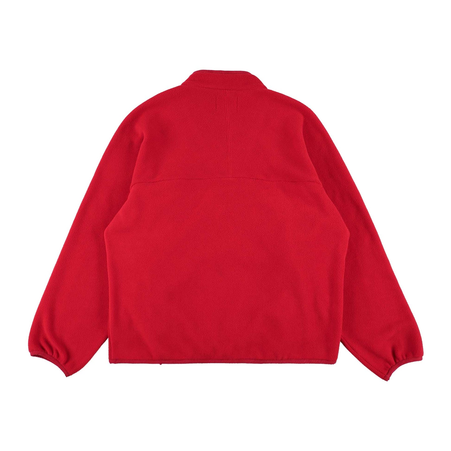 y-COLLAR FLEECE JACKET RED L
