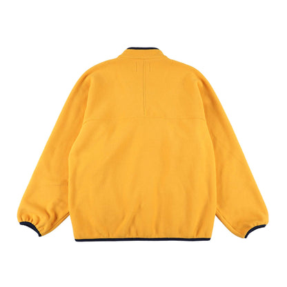y-COLLAR FLEECE JACKET YELLOW L