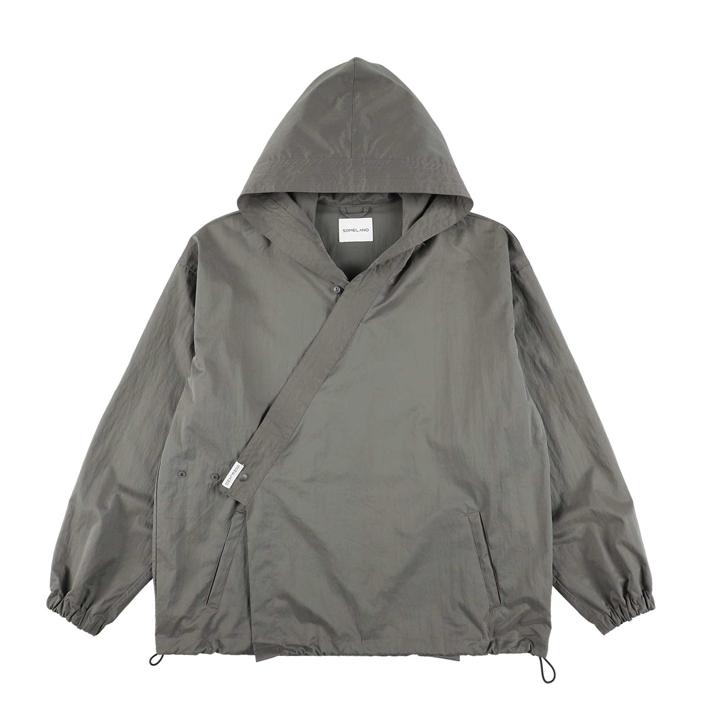 y-COLLAR HOODIE JACKET CHARCOAL L