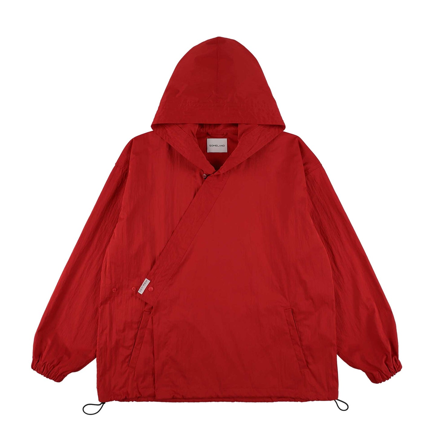 y-COLLAR HOODIE JACKET RED XL